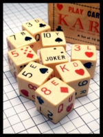 Dice : Dice - Poker Dice - Kardice 1950s - eBay Aug 2015